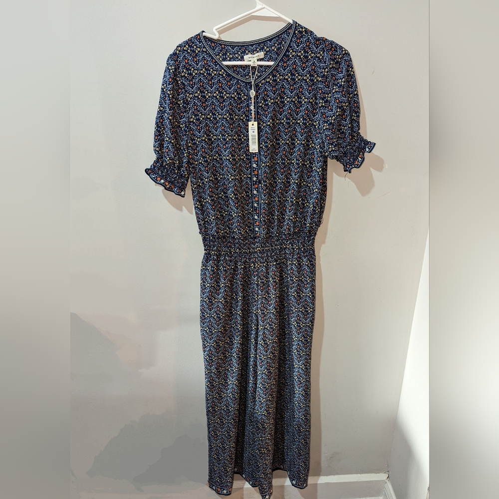 Blue romper pants
